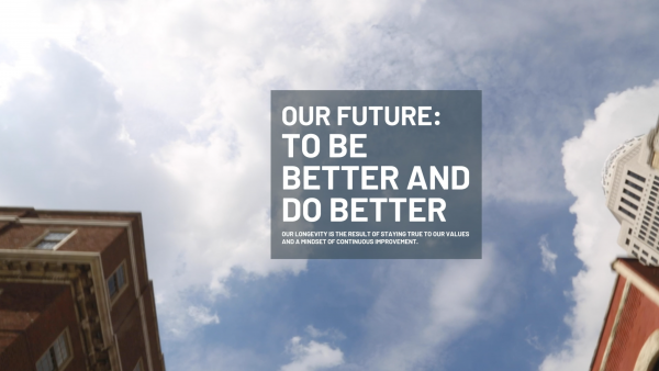 Our Future: To Be Better and Do Better